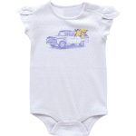 Girls' Short Sleeve Truck Bodysuit Fresher (Infant)