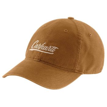 Women's Canvas Script Graphic Cap