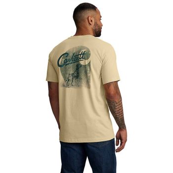 Relaxed Fit Lightweight Short-Sleeve Pocket Dog Graphic T-Shirt