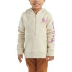 Girls' Long Sleeve Half-Zip Sweatshirt (Infant/Toddler)