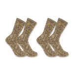 Women's Midweight Tie-Dye Crew Sock 2-Pack