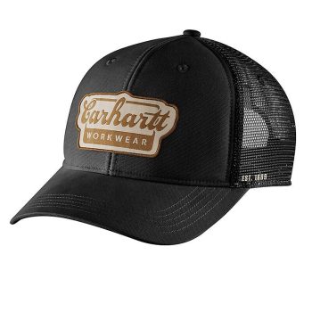 Rugged Flex® Twill Mesh-Back Script Patch Cap
