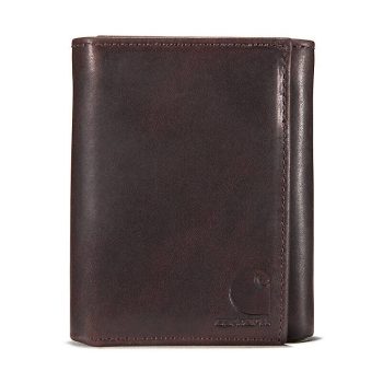 Oil Tan Trifold Wallet