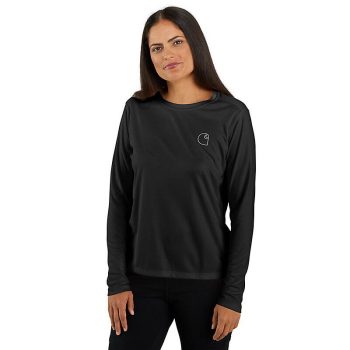 Women's Force Sun Defender™ Relaxed Fit Lightweight Long-Sleeve Logo Graphic T-Shirt