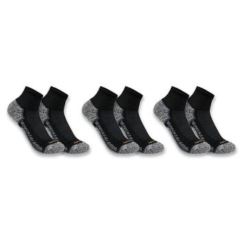 Carhartt Force® Midweight Quarter Sock 3-Pack