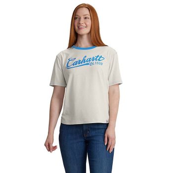 Women's TENCEL™ Fiber Series Short-Sleeve Ringer Graphic T-Shirt