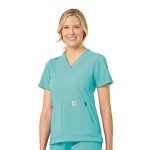 Women's Rugged Flex® Peak  4-Pocket V-Neck Scrub Top