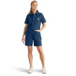 Women's TENCEL™ Fiber Series Relaxed Fit Twill Short-Sleeve Shortall