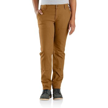 Women's Double-Front Pant - Relaxed Fit - Rugged Flex® - Canvas