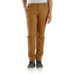 Women's Double-Front Pant - Relaxed Fit - Rugged Flex® - Canvas