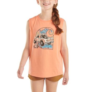 Girls' Sleeveless Off-Road T-Shirt (Toddler/Child/Youth)