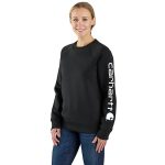 Women's Relaxed Fit Midweight Graphic Crewneck Sweatshirt