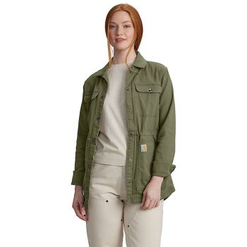 Women's TENCEL™ Fiber Series Relaxed Fit Canvas Coat - 1 Warm Rating