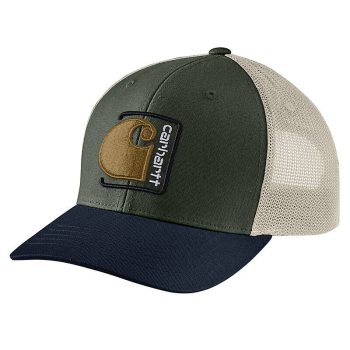 Canvas Mesh-Back C Patch Cap