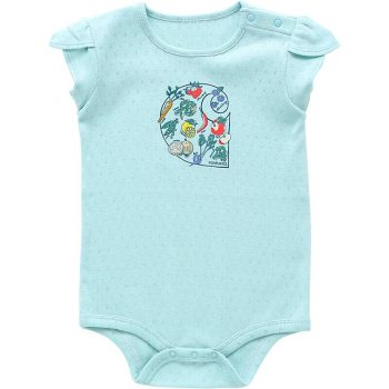 Girls' Short Sleeve Veggie Bodysuit (Infant)