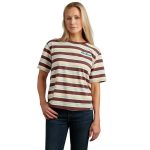 Women's TENCEL™ Fiber Series Loose Fit Short-Sleeve Striped T-Shirt