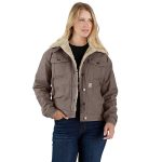 Women's Rugged Flex® Loose Fit Canvas Sherpa-Lined Jacket - 2 Warmer Rating