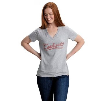 Women's TENCEL™ Fiber Series Relaxed Fit Short-Sleeve Graphic V-Neck T-Shirt