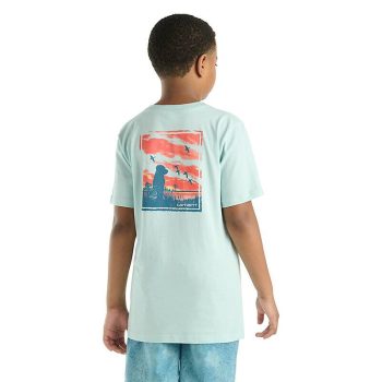 Boys' Short Sleeve Pocket Sunset Dog T-Shirt (Toddler/Child/Youth)