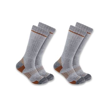 Midweight Synthetic-Wool Blend Boot Sock 2-Pack