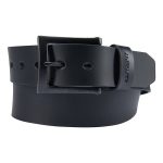 Burnished Leather Box Buckle Belt