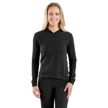 Women's Carhartt Force® Midweight Micro-Grid Base Layer Hoodie