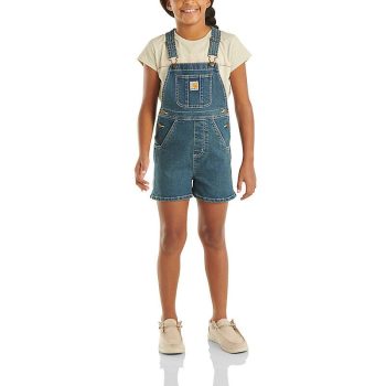 Girls' Rugged Flex Denim Shortall (Child/Youth)