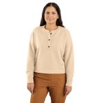 Women's TENCEL™ Fiber Series Loose Fit French Terry Henley Sweatshirt
